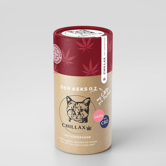 Chillax-Produkt: Katzenkekse Lachs mit 0.2 mg pro Keks