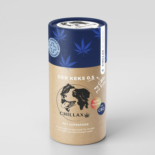 Chillax-Produkt: Hundekekse Apfel-Fenchel mit 0.5 mg pro Keks
