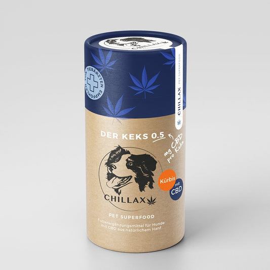 Chillax-Produkt: Hundekekse Kürbis mit 0.5 mg pro Keks