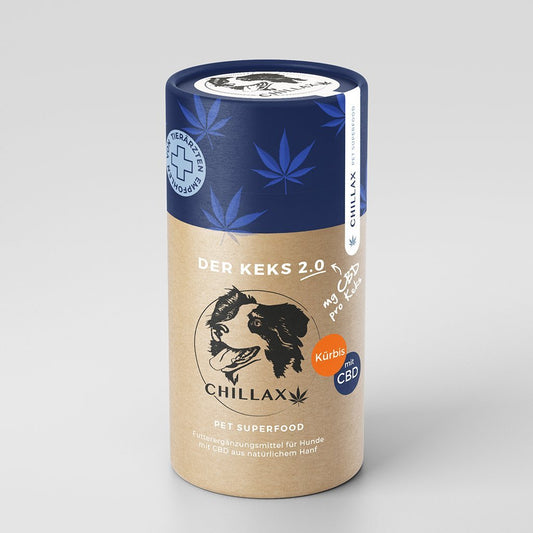 Chillax-Produkt: Hundekekse Kürbis mit 2 mg pro Keks